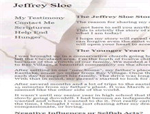 Tablet Screenshot of jeffreysloe.com